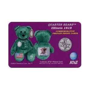   21) Quarter Bear Pictures Bean Bag Toy, Coin, Flag 