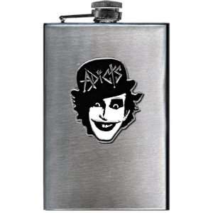  THE ADICTS LOGO FLASK