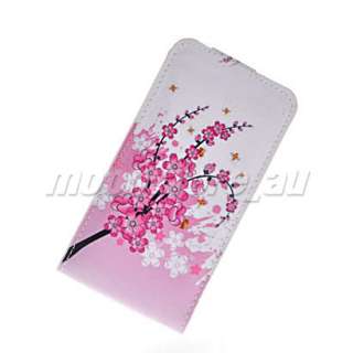 NEW FLOWER STYLE LEATHER FLIP POUCH CASE COVER FOR SAMSUNG I9100 