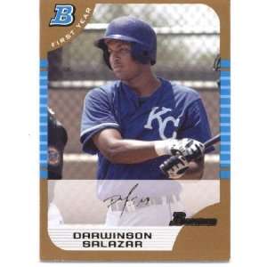  2005 Bowman Gold #262 Darwinson Salazar FY   Kansas City 