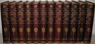 ANTIQUE LEATHER LIBRARY SET;ENCYCLOPEDIA OF LITERATURE  