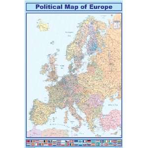  Map Of Europe With Flags European Union Educational PAPER 