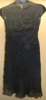NEWPORT NEWS Sz 20W Black Dress Rosette Embellishment NEW Sequins 