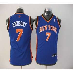  New York Knicks Carmelo Anthony Jersey Road Blue size 48 