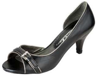 Women Heel Open  Toe Mid Heel Buckle Casual Dress Shoes  