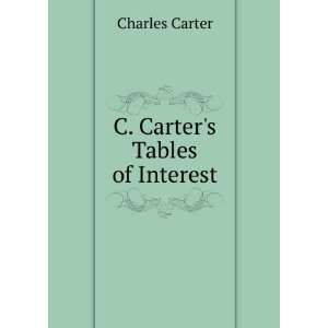 Carters Tables of Interest Charles Carter  Books
