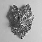 old school lone wolf howling wolves sturgis biker rally pewter