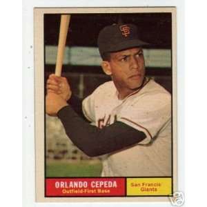  1961 Topps #435 Orlando Cepeda Excellent Near Mint [Misc 