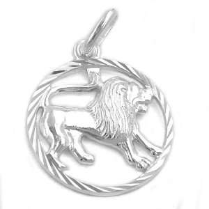  ZODIAC PENDANT, LION, SILVER 925, NEW DE NO Jewelry