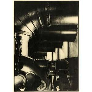  1931 Print Niagara Water Generator Penstock Turbine Falls Power 