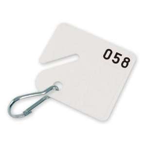  LUCKY LINE PRODUCTS 25910 Square Tags,White,1 100,PK 100 
