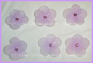Mini Daisies Flower Nursery Purple girls Decor Lot  