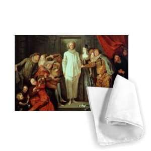  Italian Comedians, c.1720 (oil on canvas)    Tea Towel 