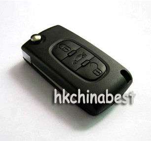  Remote Key Case Shell For PEUGEOT 407 408 307 308 207 3 Buttons  