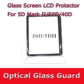 LCD Screen Protector Glass For CANON 5D Mark II/50D 40D  