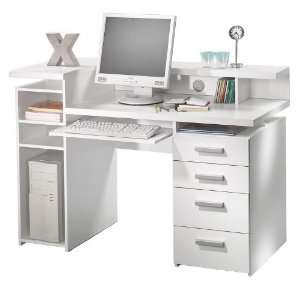  White Compact Desk by Aeon