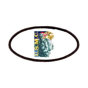  Patch of USMC US Marine Corps Soldier with US Flag and 