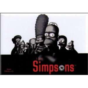 Simpsons Black and White Magnet SM900