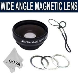  0.45X Wide Angle Magnetic Lens Small For The Flip Video 