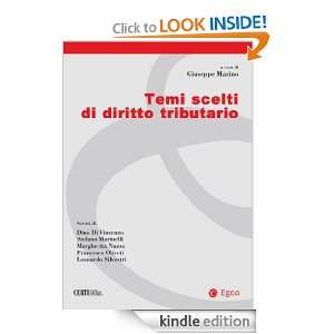 Temi scelti di diritto tributario (Certi) (Italian Edition) Giuseppe 