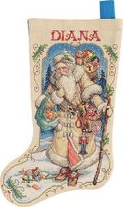 Father Winter Stocking Cross Stitch Kit Christmas NEW 049489233400 