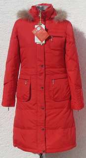 Womens/Ladys Winter Long Down Coat(SLW6213),Red,L  