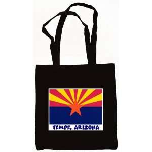 Tempe Arizona Souvenir Tote Bag Black