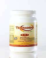 TERRAMIN Healthy Edible Mineral Clay 4lb powder ION MIN  
