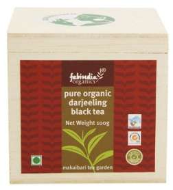 Pure Organic Makaibari Black Darjeeling Indian Tea (100g) Aromatic 