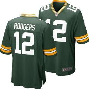 Green Bay Packers Aaron Rodgers #12 Juvenile Replica Game 