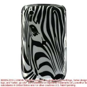  Silver with Black Zebra Face Snap on Hard Skin Faceplate 