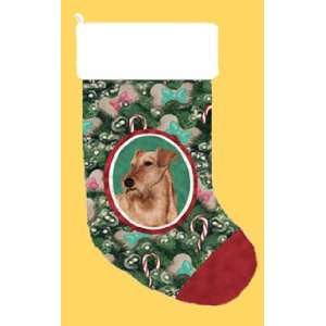  Irish Terrier Wheaten Christmas Stocking 