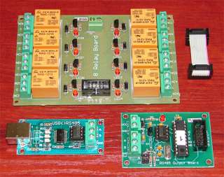 USB  RS485  8 Channel Relay Board (controller)  