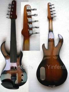 string 4/4 Electric Violin Patent Guitar Shape #4 12  