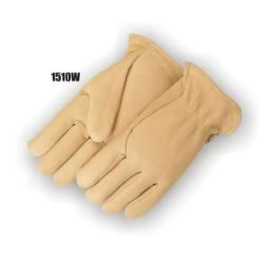 Leather Work Glove, #1510W Grain Cowhide, size 10, 12 pack