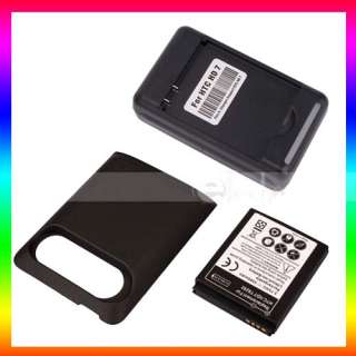 3500mAh Extended Battery + Charger for HTC HD7 HD 7  