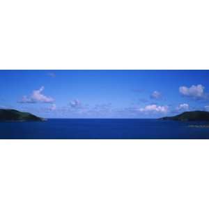 Sea, Guana and Great Camanoe Islands, Tortola, British Virgin Islands 