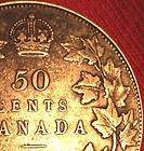 1906 *** CANADA * 50 * Fifty Cent * SILVER * Low Mi