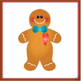 Sizzix Gingerbread Man #3 medium die #656724 Retail $11.99 SWEET, Cuts 