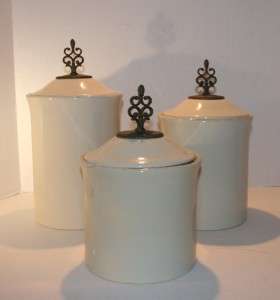 Southern Living at Home Willow House Belle Meade CanIsters Set of 3 