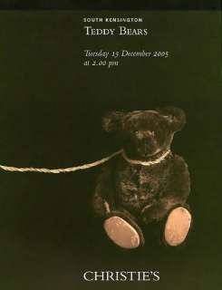 Christies Teddy Bears Auction Catalog 2005  