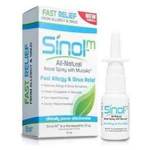  Sinol M Nasal Spr Allrgy Sinus Size 15 ML Health 