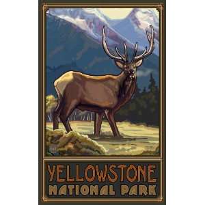  Northwest Art Mall Yellowstone National Park Elk Artwork 