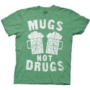 St. Patricks Day   Mugs Not Drugs Distressed   X Large 