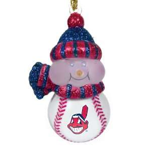  Cleveland Indians All Star Light Up Ornament Set Of 3 