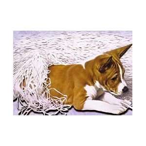  Basenji Puppy Notecard Arts, Crafts & Sewing