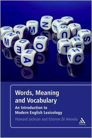   Lexicology, (0826490182), Howard Jackson, Textbooks   