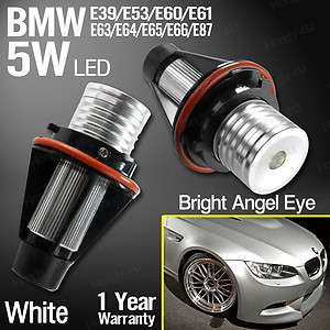 BMW LED ANGEL EYES HALO RING LIGHT E39 E53 E60 E61 E63 E64 E65 E66 E87 