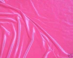 VELVET STRETCH FABRIC AMERICAN BEAUTY 60 BY THE YARD  