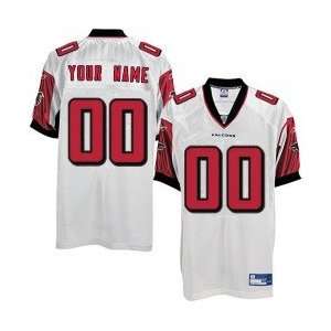 Reebok NFL Equipment Atlanta Falcons White Authentic Customized Jersey